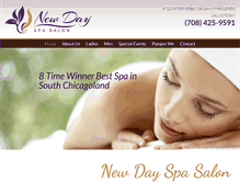 Tablet Screenshot of newdayspasalon.com